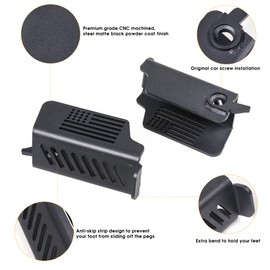 BESTAOO Door Hinge Front Foot Peg Rest Pedal for Ford Bronco Accessories 2021 2022 2023 2024 2025 2 Door 4 Door - 1 Pair
