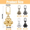 Elegaperma 30pcs Zipper Pulls Charms, Dog Paw Zipper Pull Charms,