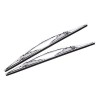 Neutron Motorsports 18" Inch Chrome Double Dual Blade Universal Windshield