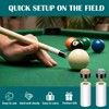 12Pcs Pool Snooker Cue Tips Replacement Kit, Screw On Billiard