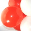 12" Latex Balloons, Pack of 20 (Red, White)