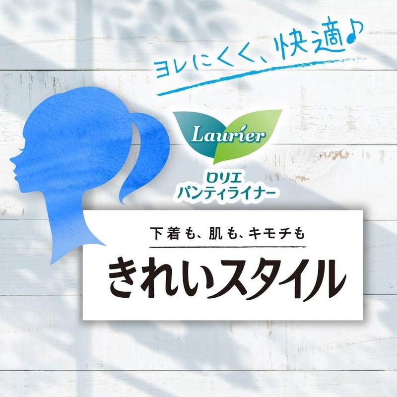 [Bulk Purchase] Laurier Beautiful Style Panty Liner, Unscented, 72 Sheets