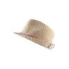 Sterntaler Colourful Straw Hat - Summer Hat with Colourful Satin
