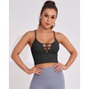 AngiMelo Longline Sport Bra for Women Camisole Workout Yoga Crop