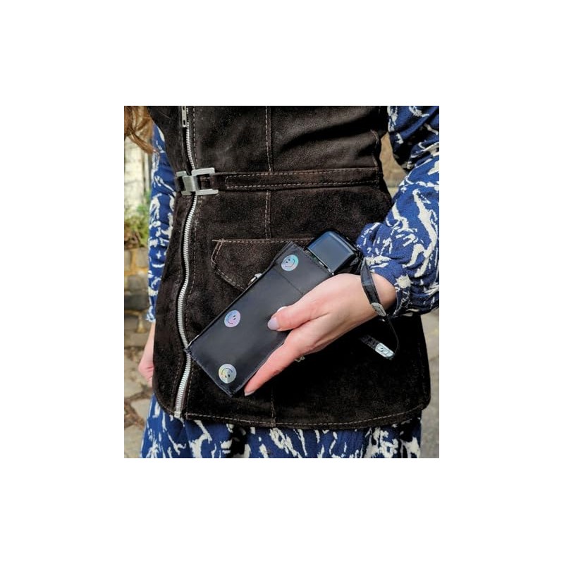 Fulton Tiny-2 Umbrella, Compact Lightweight Travel Umbrella (Smiley Spot)