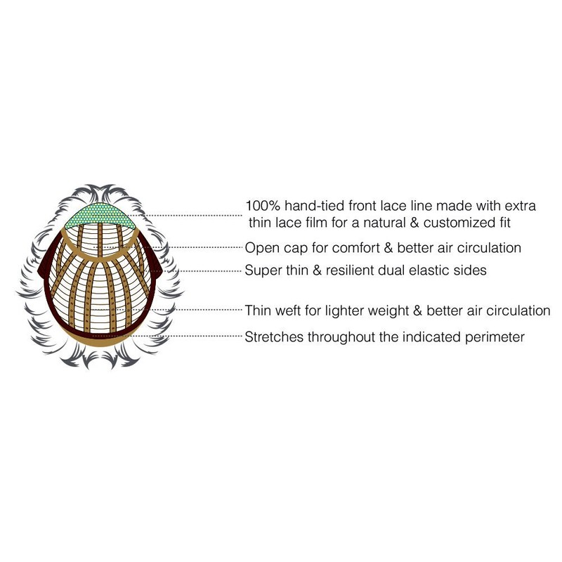 Estetica Design (Jett) Synthetic Front Lace Wig in RM8_26H