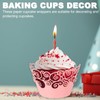 PATIKIL Cupcake Wrappers Paper, 50 Pack Baking Cups Standard Cloud