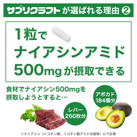 Supplicraft Niacinamide (Vitamin B3) 500mg × 100 Capsules Domestically Manufactured Supplement