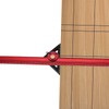 400mm Woodworking Hole Scribing Ruler Aluminum Alloy 360° Rotating Line