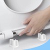 NOPKESV 6 pcs Toilet Seat Back Nut Washers Set M6