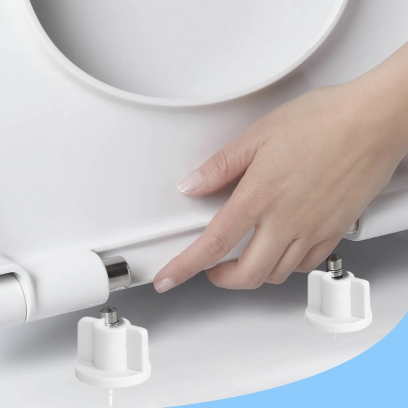 NOPKESV 6 pcs Toilet Seat Back Nut Washers Set M6