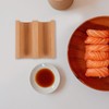 Kichvoe Sushi Taco Holder, Sushi Hand Roll Holder Wood Sushi