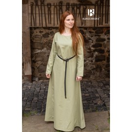 Burgschneider - Under Dress Freya Spring Green (M, for Men and Women, Cotton) Historical - Early Medieval, Viking