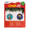 Baker Ross AX478 Christmas Baubles for Colouring Craft Set for