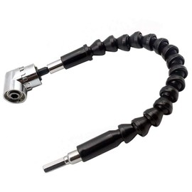 Angle Drill Bit BE-TOOL 105 Degree Right Angle Drill Attachment 1/4inch Hex Magnetic Bit Socket with Flexible Flexible Soft Shaft Power Bit Drill Extension for Drill or Screwdriver