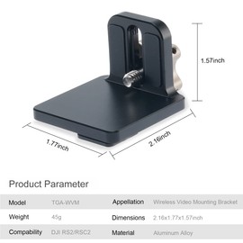 TILTA TGA-WVM Wireless Video Mounting Bracket for DJI Ronin RS2 / RS3 / RS3 PRO (RS 2 / RS 3 / RS3 PRO)