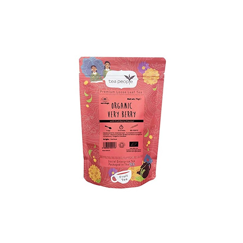 Tea People Organic Very Berry - 75g Retail Pack