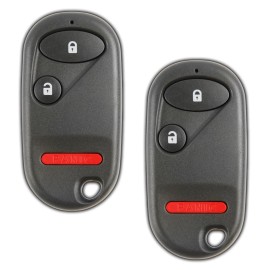 KeylessKing* 2 Key Fob Remote for 2001-2007 Honda Civic Pilot 3-Button NHVWB1U523