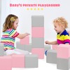 TRENDBOX 6 Pcs Toddler Foam Blocks, 5.5inch Soft Foam Cubes