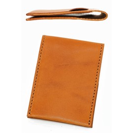 Prof Line Tochigi Leather [Japanese Card Case] Smart Wallet Ultra Thin Genuine Leather Wallet, yamabuki