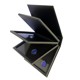SZDYM 4 Layers Blank Cardboard Magnetic Book Eyeshadow Palette