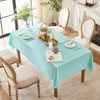 Glomii 2 Pack Truquoise Rectangle Table Cloths - Wrinkle Free