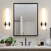 AIJIASI Black Wall Sconces Set of 2, 18 inch Bathroom
