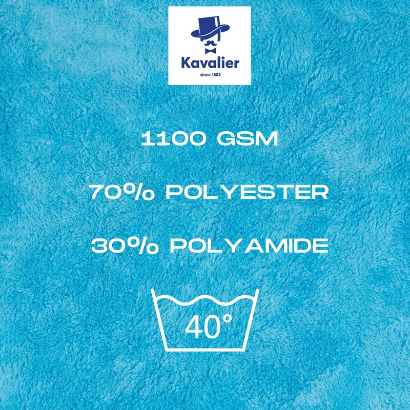 Kavalier ProClean Plush Perfection 500 Microfiber Towel - Ultra-Dense 500