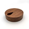 Wooden 7 Days Pill Box (Solid Walnut - Engraved)