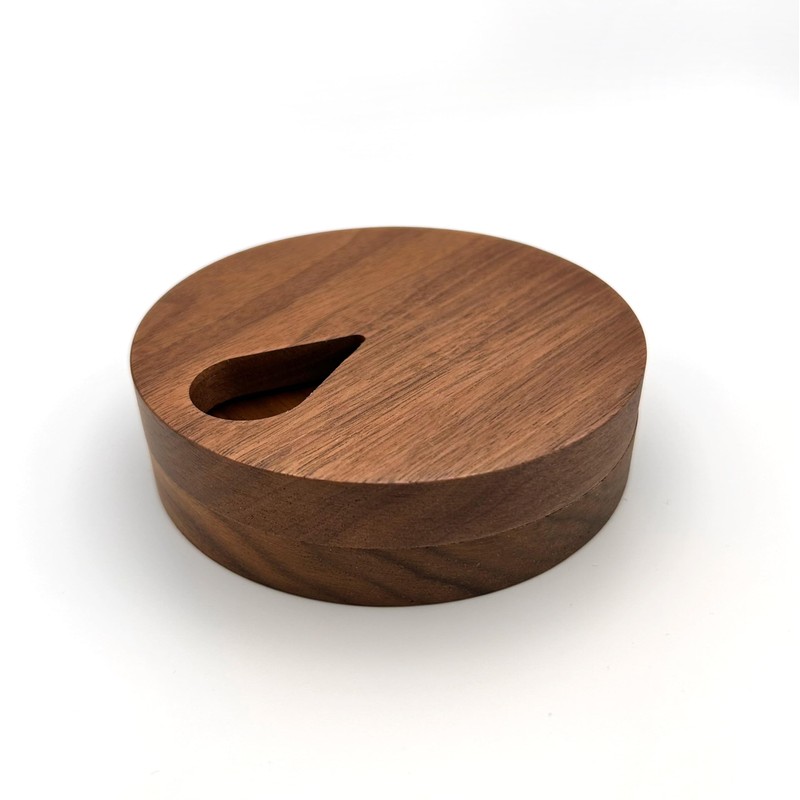 Wooden 7 Days Pill Box (Solid Walnut - Engraved)
