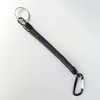 Anti-loss, anti-theft, spring rope keyring carabiner 6ea