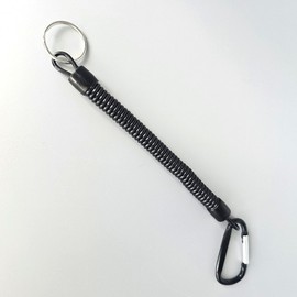 Anti-loss, anti-theft, spring rope keyring carabiner 6ea