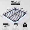qimamo 14 Inch Floating Full Bed Frame with Smart LED