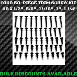 Ford Replacement 1957-1979 Ford Ranchero Interior Door Panel Exterior Molding Trim SCREW KIT OEM