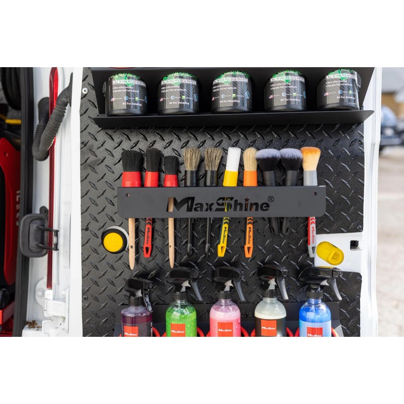 Maxshine Car Detailing Brush Holder Wall Mounted Storage For 10