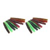 16pcs Soft Lure TPR Bite Resistant Hidden Hook Tip Built