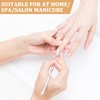 10Pcs Cuticle Pusher Cutter and Remover, Professional Double Ended Stainless