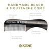 Juego Peines Grafito Hechos Mano Kent 81t Peine Barba Bigote