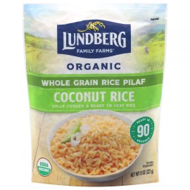 Lundberg Rice Coconut Jasmine 8 oz (Pack of 6)