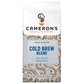 Cameron's Coffee Roasted Ground Coffee Bag, Cold Brew Blend, 12 Ounce