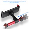 Car Headrest Mount 360° Rotating Tablet Phone Holder Backseat BracketRed