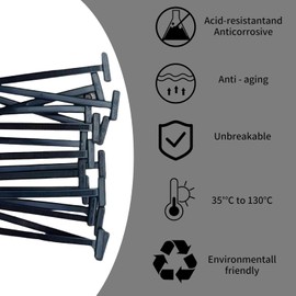 150PCS Nylon Universal Cable Tie Buckle,Heavy Duty Zip Ties with Buckle & Rivet Design,Automotive Zipper Clips for Car, Auto,DIY – Durable Cable Tie Holder,Zip Tie Clips,Button Zip Ties