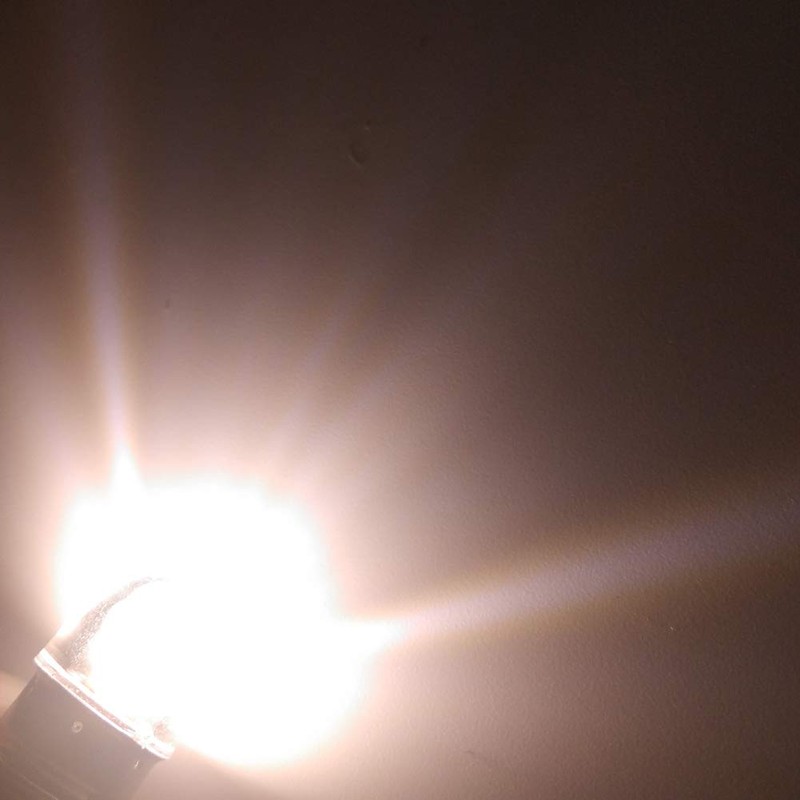 Ruiandsion LED Flashlight Bulb 18V P13.5S Base Socket Warm White