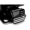 eVerHITCH USA Metal Flag Hitch Cover (Fits 2" Receivers, Black