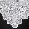 Juvale Rectangular Lace Tablecloth, Elegant Afternoon Tea Table Cloth, White,