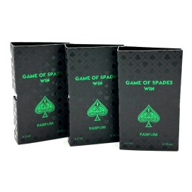 Jo Milano Lot/3 Jo Milano Game Of Spades Win Parfum Mini Travel Sample ~ 0.1 oz x 3 ~