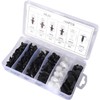 100 Pcs Car Body Trim Clips, Plastic Rivet Fasteners Universal