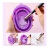 CUPRISHDIKALUR STORE Limpiador Plegable Brochas Maquillaje Limpieza Tapete