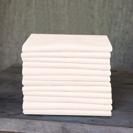 Urban Villa Flour Sack Kitchen Towels (27x27 Inches 12 Pack) Extra Large Premium White Dish Towels 100% Cotton Flour Sack Kitchen Towels for Embroidery, DIY Projects, Cloth Diapers, Cheese Strainers