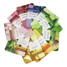 Set 10 Mascarilla Facial Frutal Hidratante Cuidado Piel Tipo De Piel Mixta                                                                            